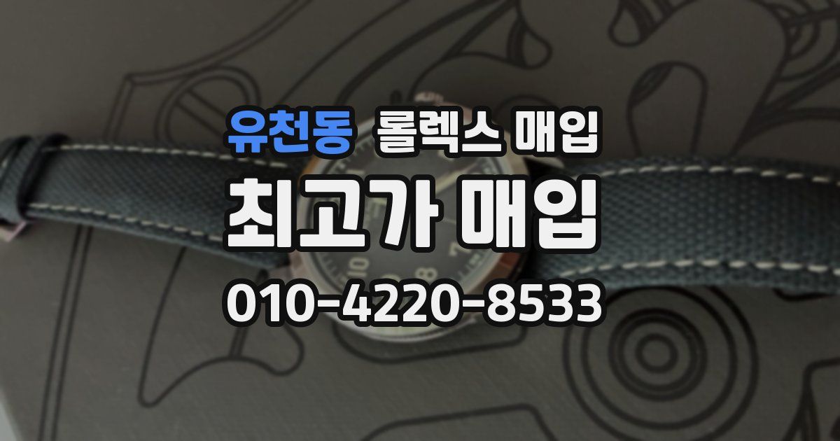 유천동 롤렉스 매입