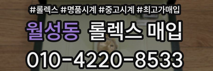 월성동 롤렉스 매입