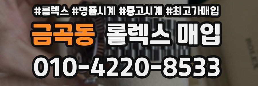 금곡동 롤렉스 매입