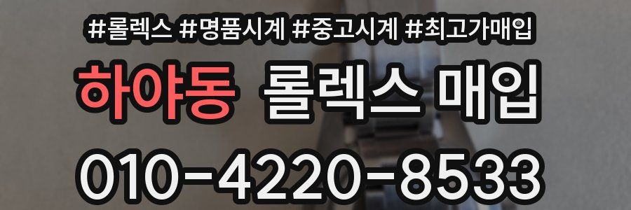 하야동 롤렉스 매입