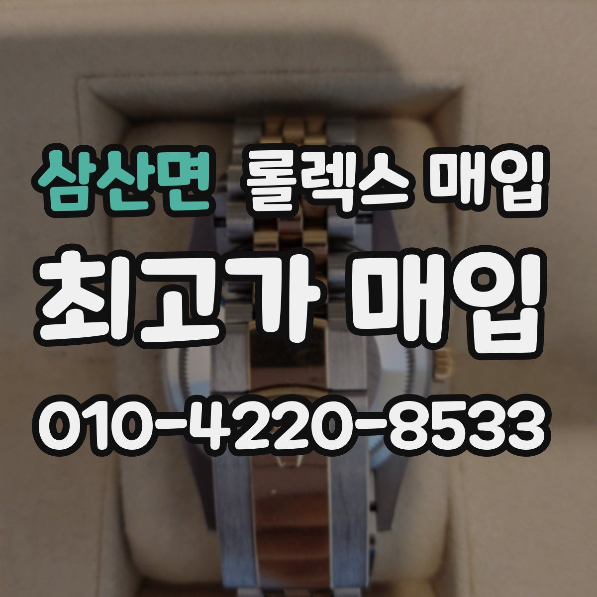 삼산면 롤렉스 매입