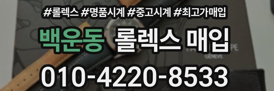 백운동 롤렉스 매입