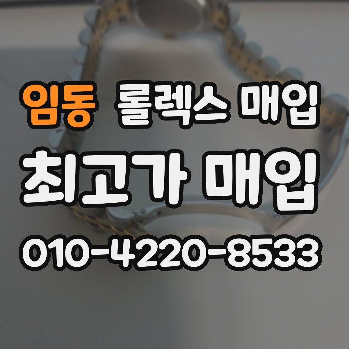 임동 롤렉스 매입