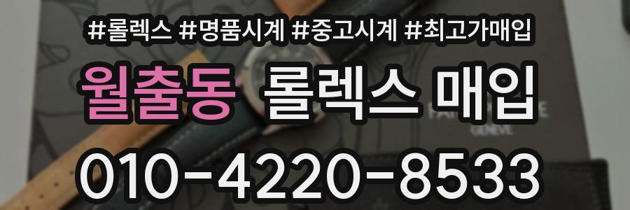 월출동 롤렉스 매입