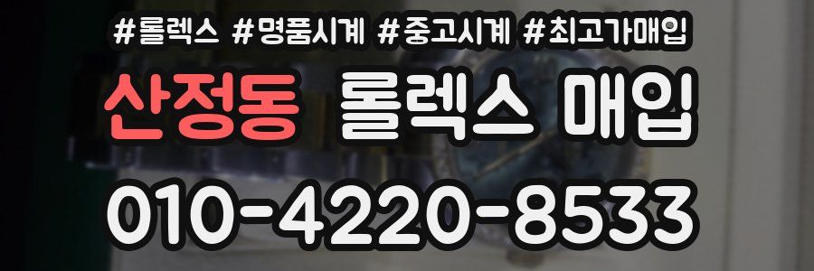 산정동 롤렉스 매입