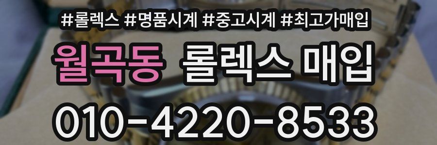 월곡동 롤렉스 매입