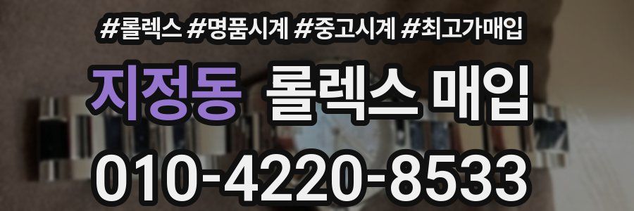 지정동 롤렉스 매입