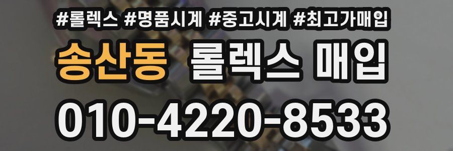 송산동 롤렉스 매입