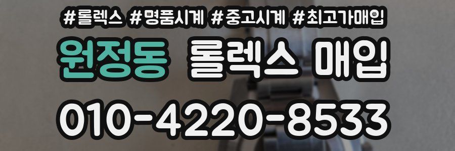 원정동 롤렉스 매입