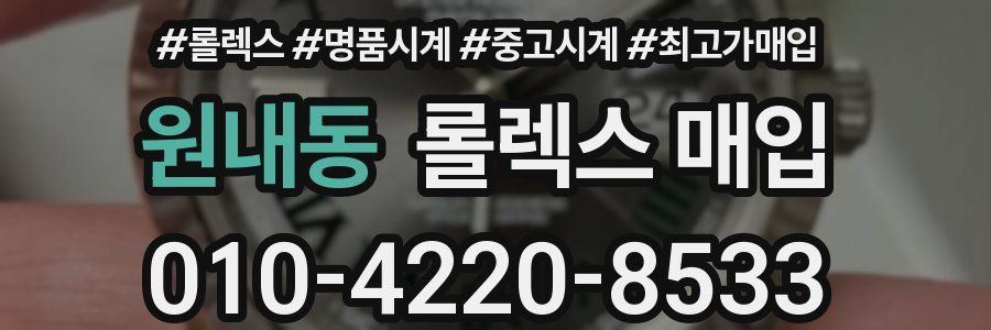 원내동 롤렉스 매입