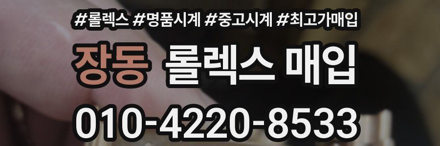 장동 롤렉스 매입