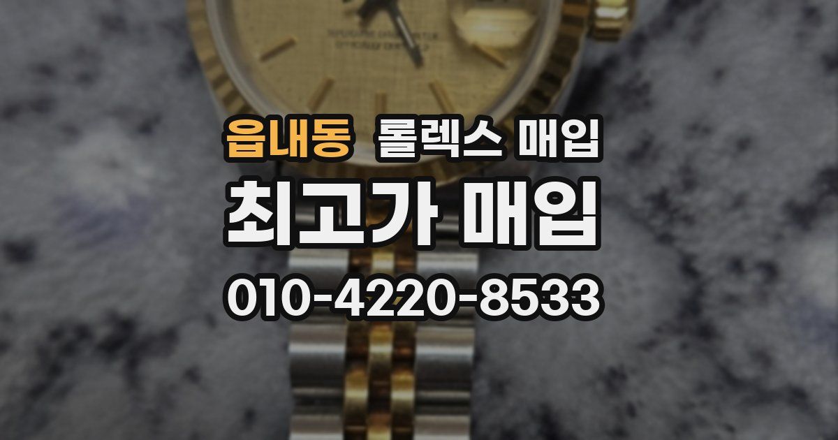 읍내동 롤렉스 매입