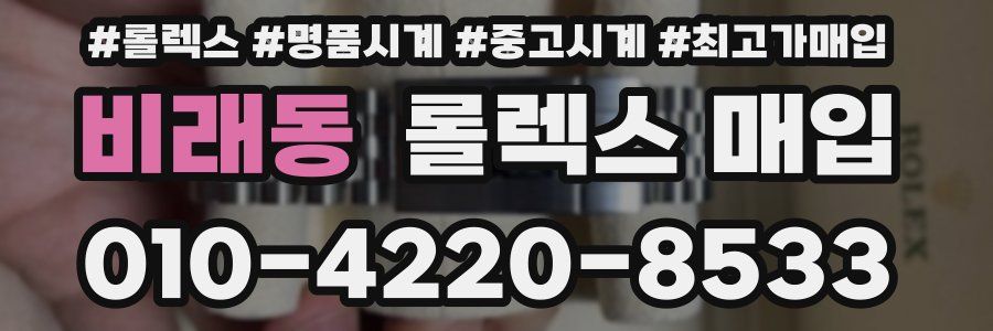 비래동 롤렉스 매입