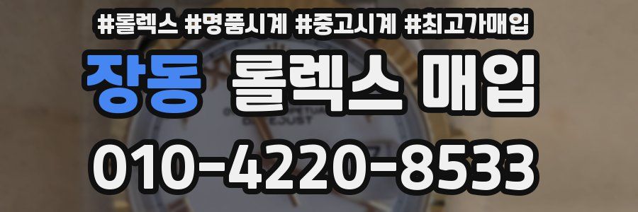장동 롤렉스 매입