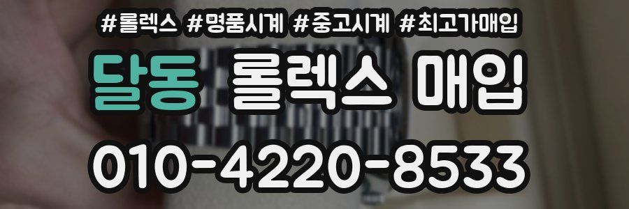 달동 롤렉스 매입