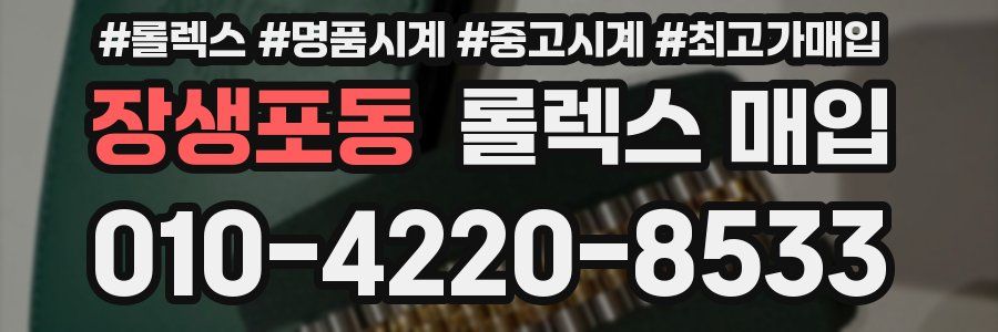 장생포동 롤렉스 매입