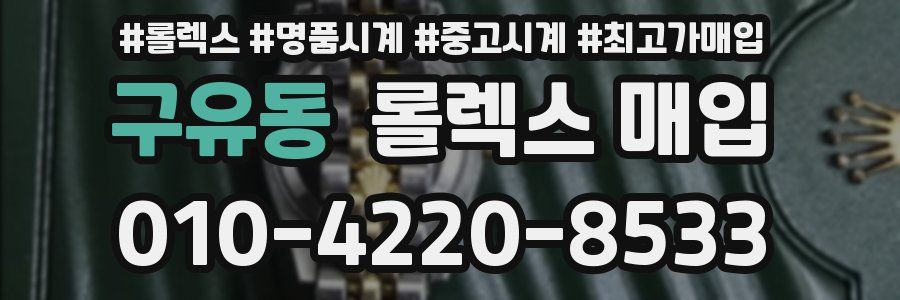 구유동 롤렉스 매입