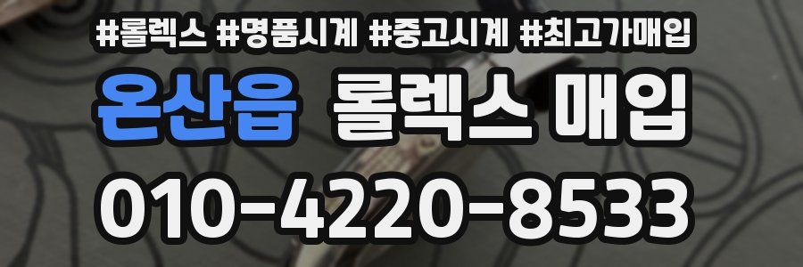 온산읍 롤렉스 매입