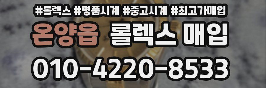 온양읍 롤렉스 매입