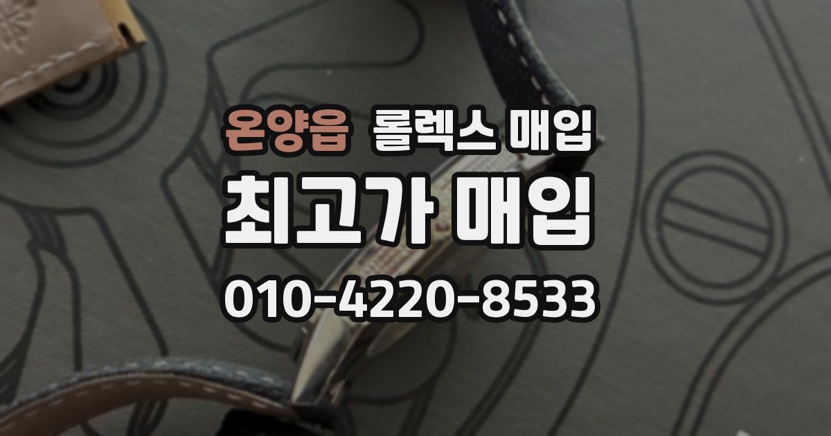 온양읍 롤렉스 매입