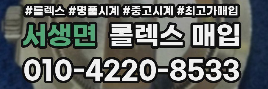 서생면 롤렉스 매입