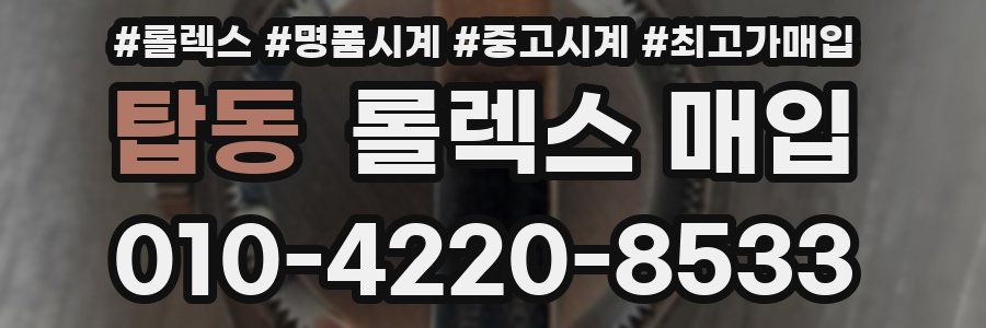 탑동 롤렉스 매입