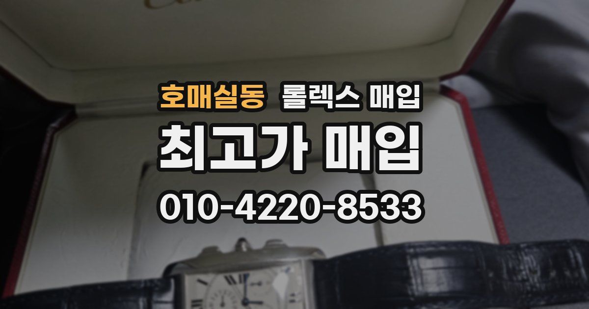 호매실동 롤렉스 매입