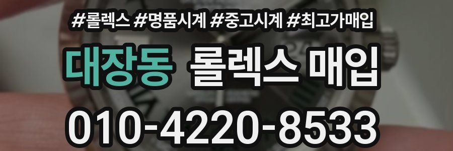 대장동 롤렉스 매입