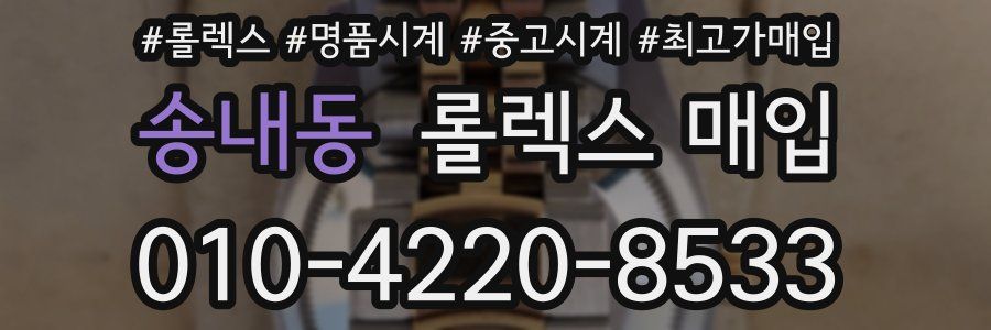송내동 롤렉스 매입