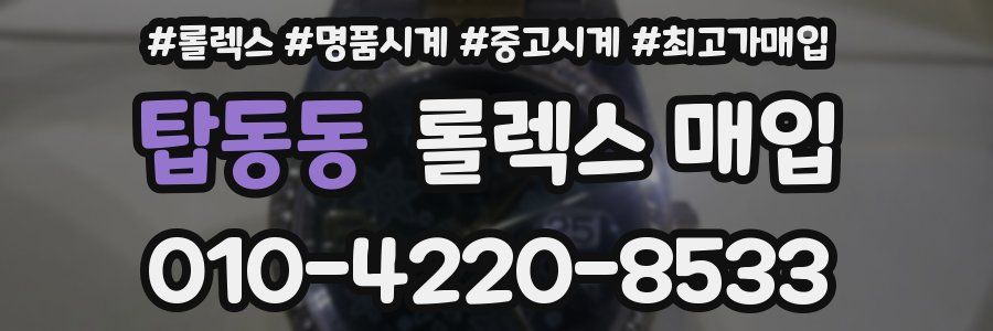 탑동동 롤렉스 매입