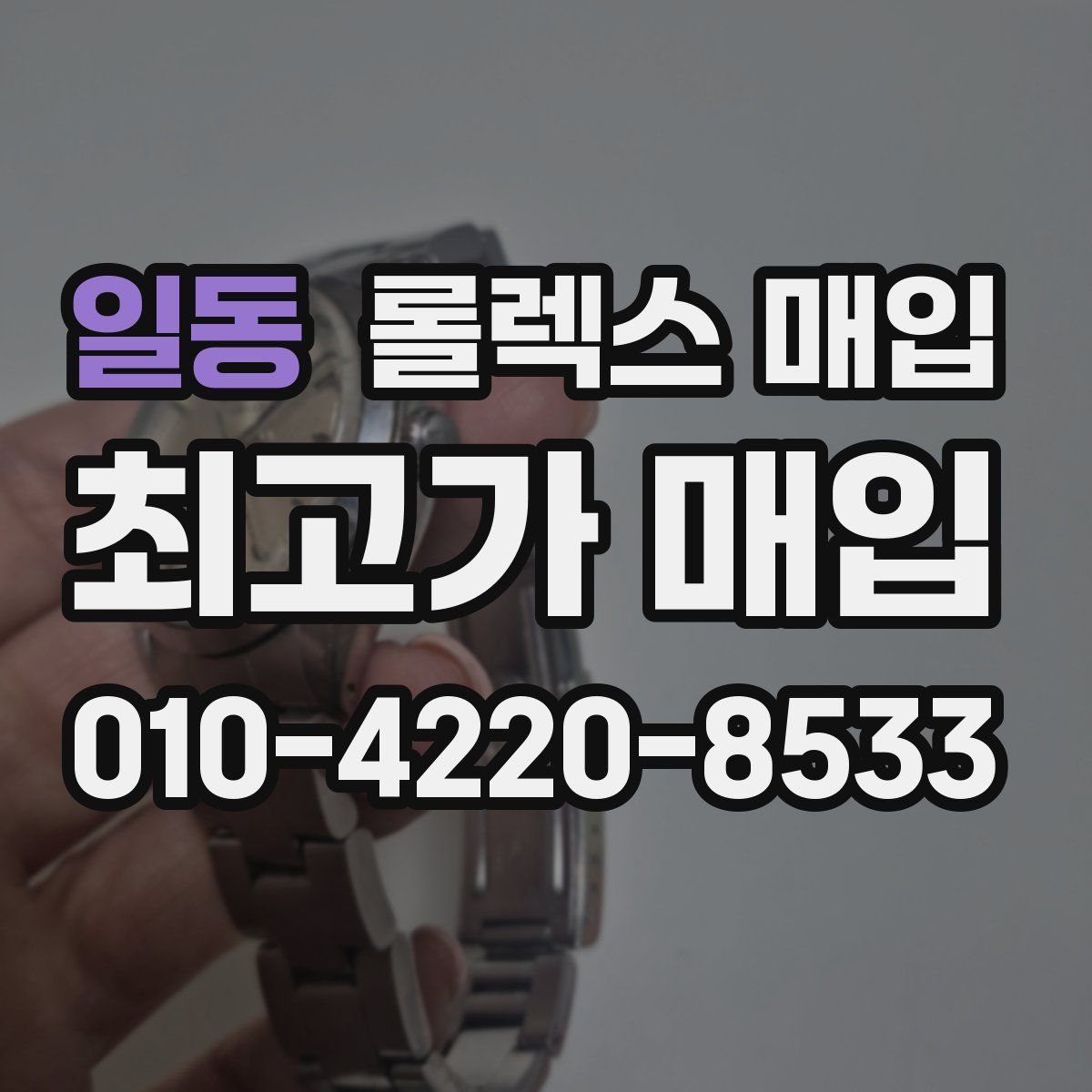 일동 롤렉스 매입