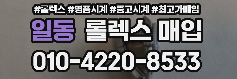 일동 롤렉스 매입