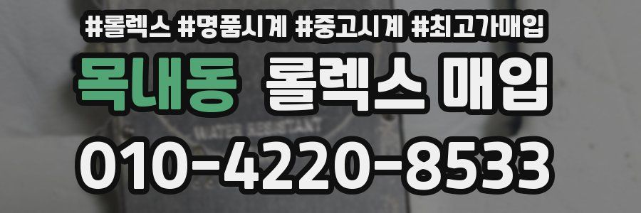 목내동 롤렉스 매입