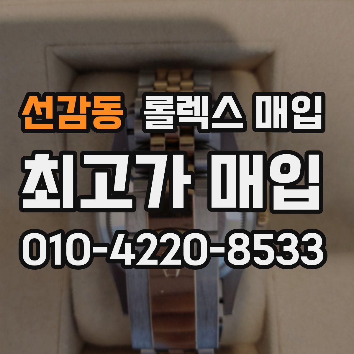 선감동 롤렉스 매입