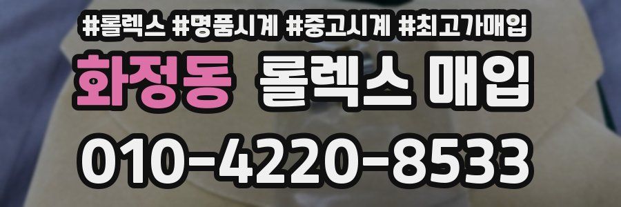 화정동 롤렉스 매입