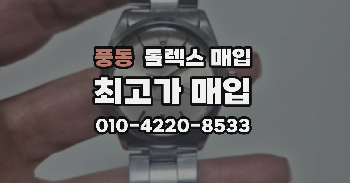 풍동 롤렉스 매입
