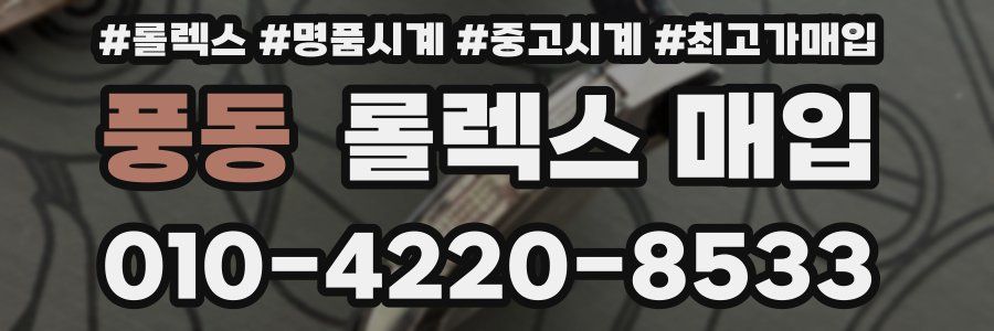 풍동 롤렉스 매입