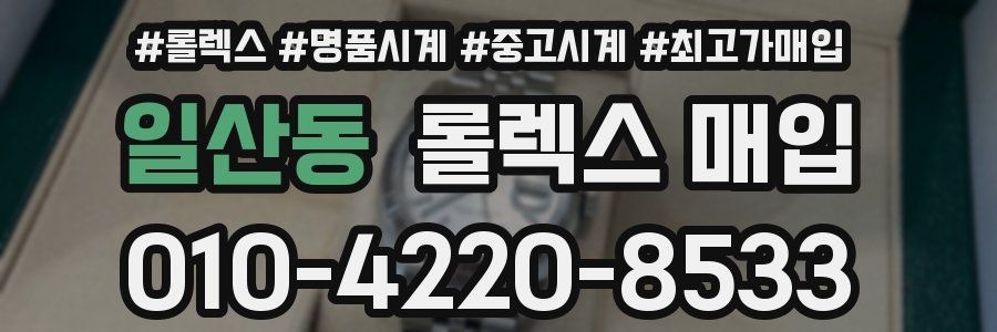 일산동 롤렉스 매입