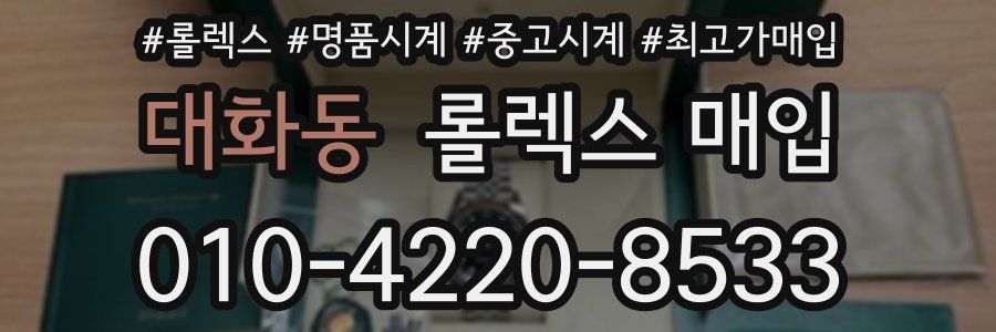 대화동 롤렉스 매입