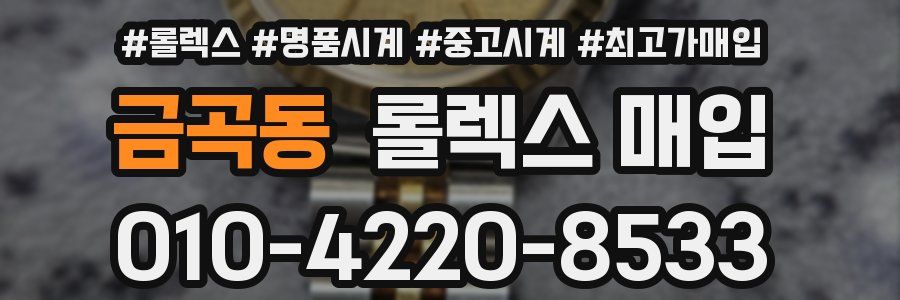 금곡동 롤렉스 매입