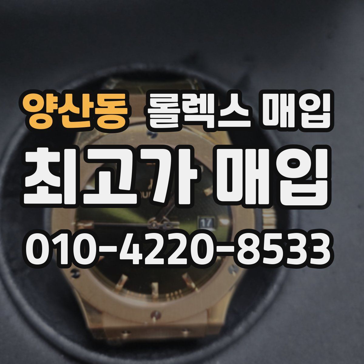양산동 롤렉스 매입