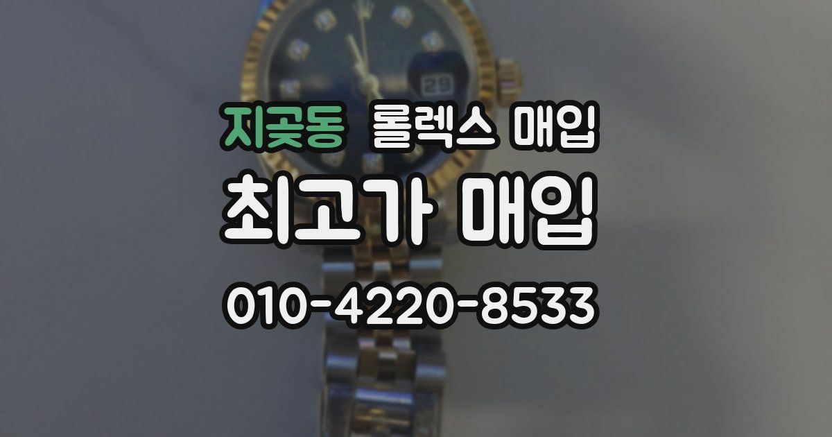 지곶동 롤렉스 매입