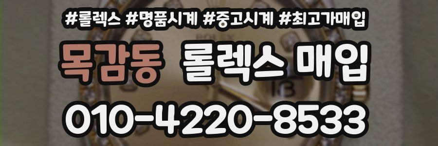 목감동 롤렉스 매입