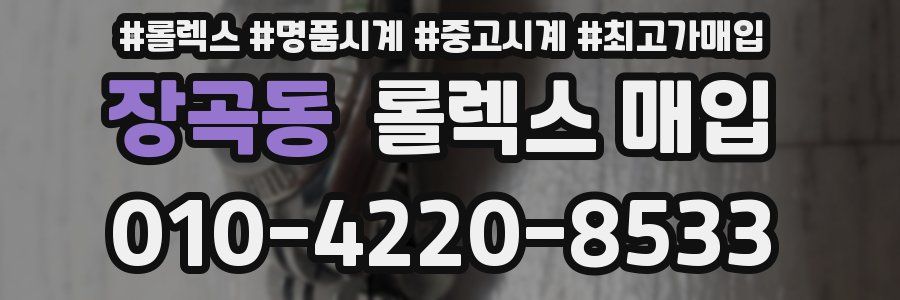 장곡동 롤렉스 매입