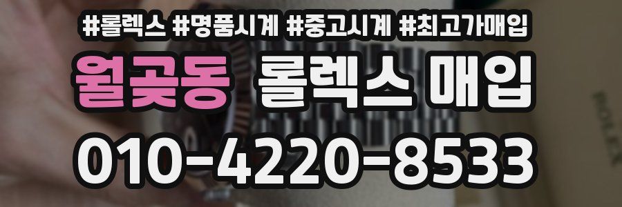 월곶동 롤렉스 매입