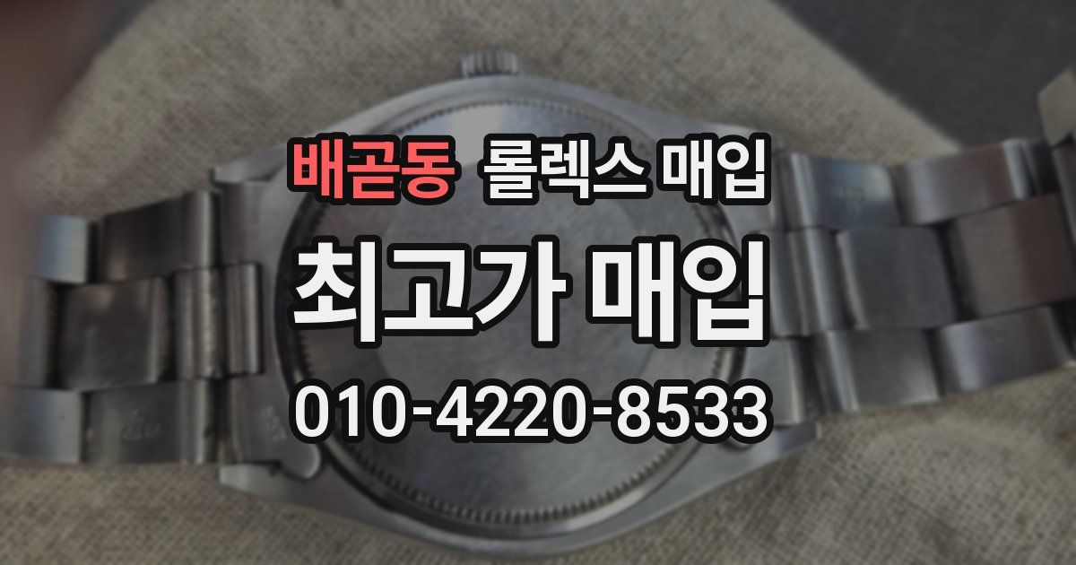 배곧동 롤렉스 매입