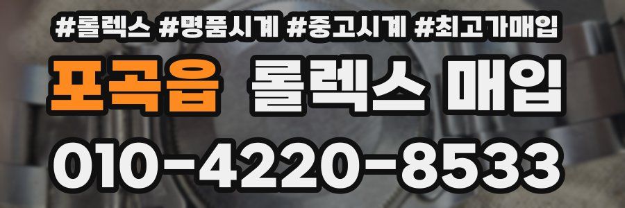 포곡읍 롤렉스 매입