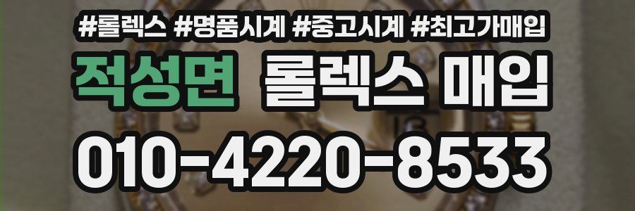 적성면 롤렉스 매입