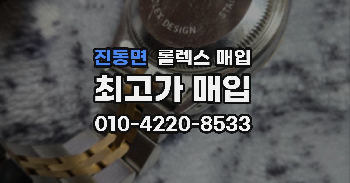 진동면 롤렉스 매입
