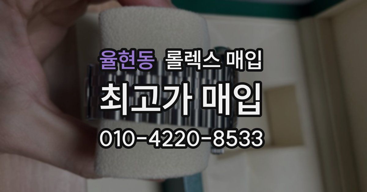 율현동 롤렉스 매입